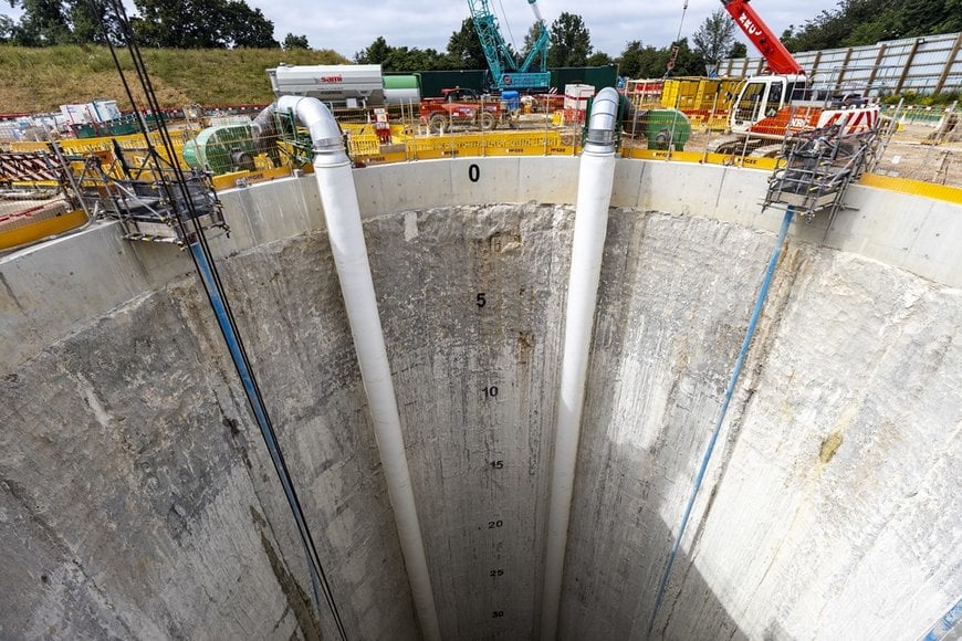 HS2 tunnelling machines reach Chalfont St Peter ventilation shaft